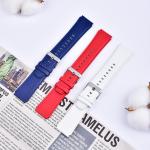 ODM Hand Stitched Cowhide Leather 22mm Watch Strap