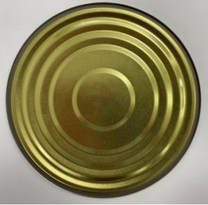 China ID153mm 603Tinplate Lid Metal Can With Lid For Paper Tube Tinplate SPTE TFS wholesale