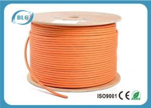 China 600 MHz Cat 7 Cable 1000 FT , Cat 7 Shielded Ethernet Cable HDPE Insulation wholesale