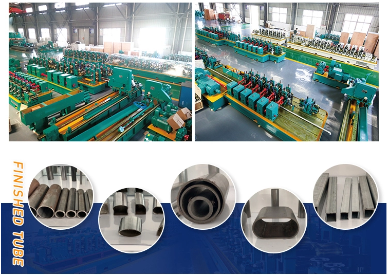 accuracy MS Pipe Making Machine Black Pipes and High Frequency Welding for Thick Strips