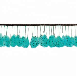 China Goose Feather Fringe Trim and Satin Ribbon for Shipping DHL UPS FEDEX TNT wholesale
