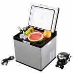 High Efficiency 28L Car Refrigerator Cooler DC12V/24V Automatic Identification
