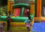 Professional Jungle Inflatable Bounce House Castle 0.55mm PVC Material