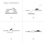 6W RGB+CCT Smart Slim Downlight EU