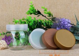 China 225ml Round Storage Bottle PP Lids Small Plastic Jars For Candy / Chocolate / Nuts wholesale