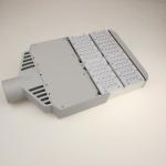 Led Street Light Aluminum Heat Sinks 6063# Silver Gray 580*292*80mm