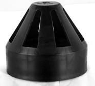 China PN6 75mm 110mm 160mm HDPE Draining Fittings Siphon Permeable Cap wholesale