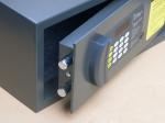 Black Digital Panel Safe Storage Cabinet Electronic Deluxe Security Safe Box for
