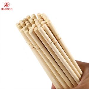 China Chinese Eco Friend Disposable Bamboo Chopsticks Natural Round Chopsticks 21cm wholesale