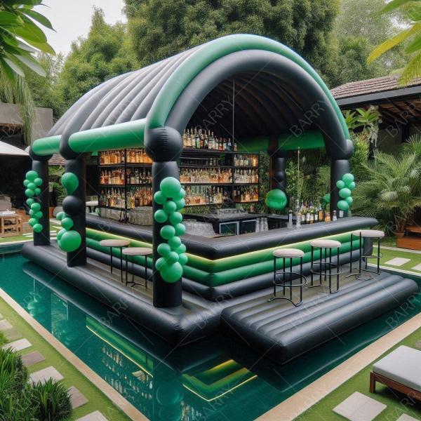 Luxury Adult Inflatable Bar With Pool Big Inflatable Pool Bar Party Inflatable