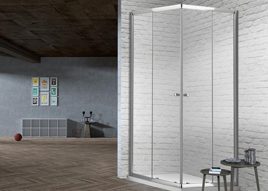 Customized Shower Bath Enclosures Glass , Laminated Tempered Glass For Shower Door