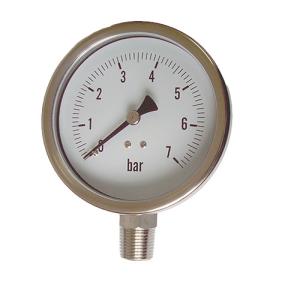 China Stainless Steel Liquid Filled Pressure Gauge 1/4 NPT Dry Pressure Gauge wholesale