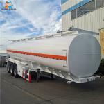 Petroleum 4 Axles Oil Tanker Truck Trailer Vehicle With Flow Meter Used In Ghana