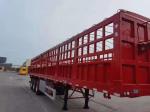 CIMC 3/ 4 / 5 Axles stake fence 40 -100 ton factory sale Cargo transport truck