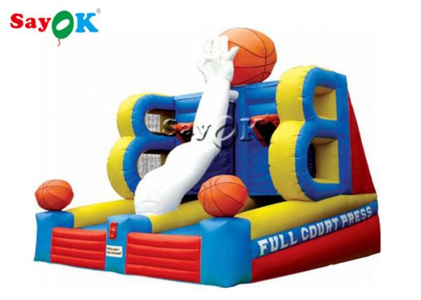 Inflatable Baseball Game Outdoor Sport Inflatable Basketball Board Double Shot