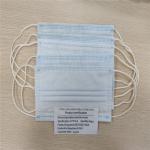 Safety Blue Appearance Disposable Mouth Mask Eco Friendly Materials