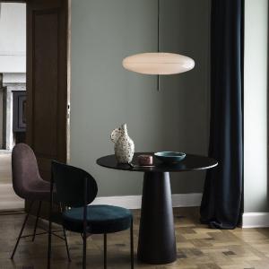 China Black And White Flying Saucer Pendant Light Modern Art Bedroom Pendant Lamp(WH-GP-116) wholesale