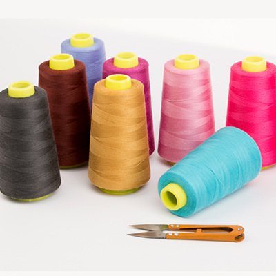 3000 Yards Polyester Durable Black Garment 40s/2 Sewing Threads