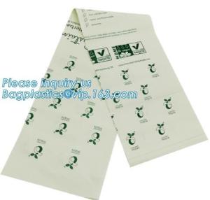 China environmentally friendly plastic bags, 100% compostable t-shirt plastic shopping bags, PLA, Compostable Plastic Bag, Fla wholesale