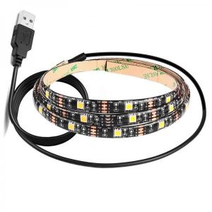China TV Backlight RGB Flexible LED Strip Lights Colour Changeable HDTV USB DC 5V 30LEDs wholesale