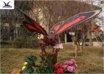 Insects Theme Park Large Animatronic Animals Realistic Handmade Butterfly Models