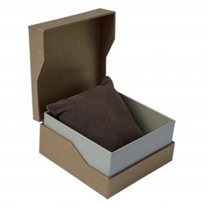 China CMYK Watch Box Gift Packaging Khaki Wrist Lid And Bottom Box OEM ODM wholesale