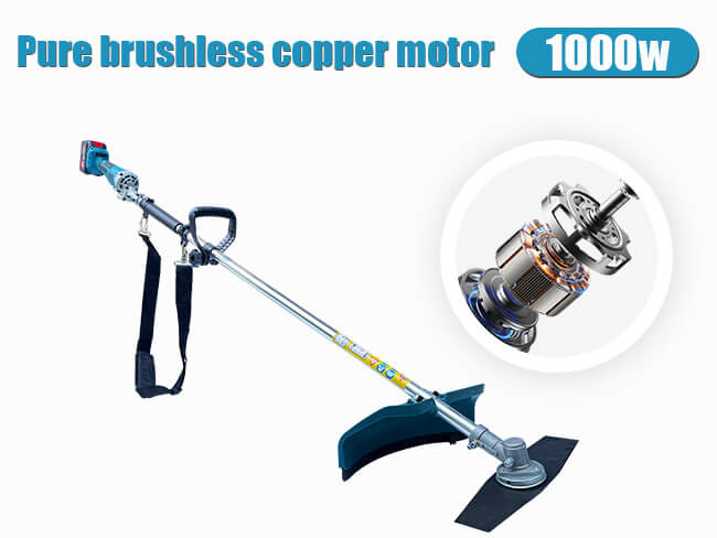 Mowing Tool Portable Lithium Battery Grass Trimmer 1kw Electric Strimmer Cordless