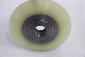 China Single Polyurethane Wheels Abrasion Resistant PU Rollers Wheelsnon-woven Flap Brush wholesale