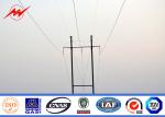 ASTM A 123 Electrical Steel Utility Pole For 132kv Transmission Line Project