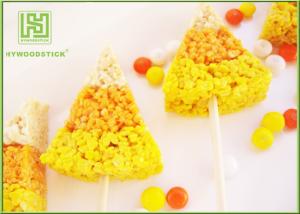 China Colorful Wooden Corn Dog Sticks , Wooden Food Sticks For Baking 100pcs / Bag wholesale