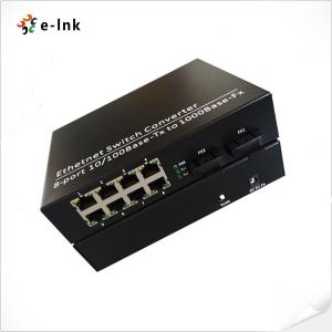 China Unmanaged Fiber Ethernet Switch 10/100/1000M Media Converter 8-TX wholesale