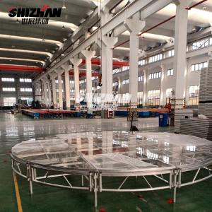 China Anti Slip Catwalk Tempered Glass Stage Show Aluminum Frame Loading wholesale