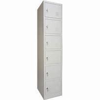 China Slim Modern RAL Metal Storage Cupboard With Locker And Six Doors wholesale
