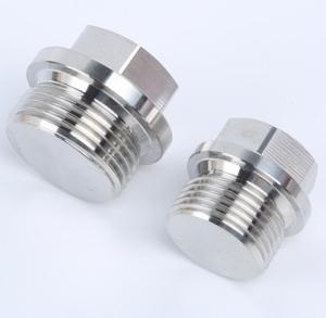 China Laryngeal Plug 304 Stainless Steel Outer Hexagon Flange Face Plug for Plugging Oil and Water Pipes wholesale