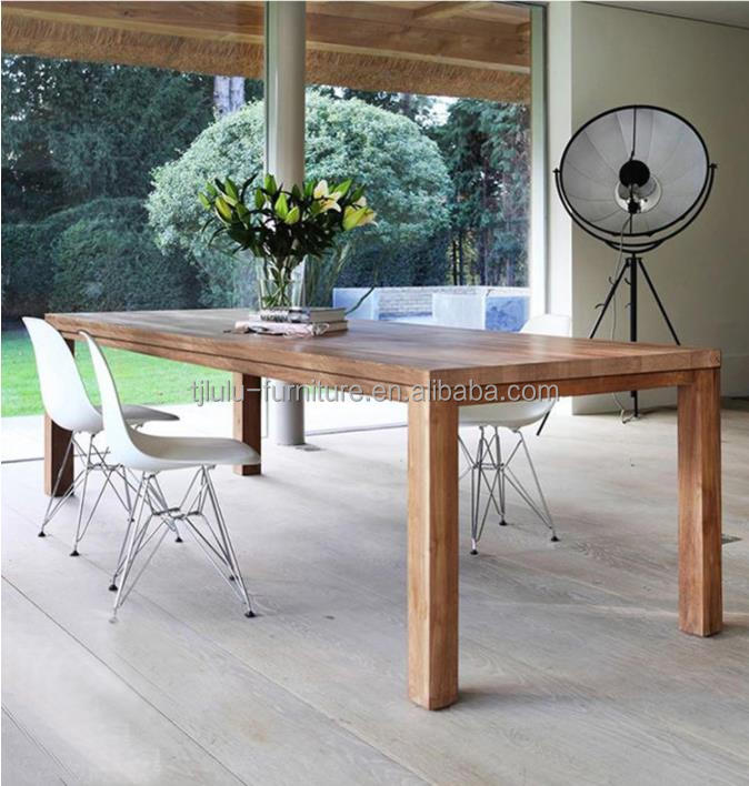 Wooden Dining Table with Modern Design and Eco-friendly Materials