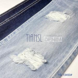 China 9.5 Oz Raw Gracell Cotton Denim Fabric For Boyfriend Style Jeans wholesale