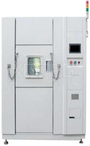China 18 Liters Small Size Thermal Shock Test Chamber -40C~+150C Three Zone Type wholesale