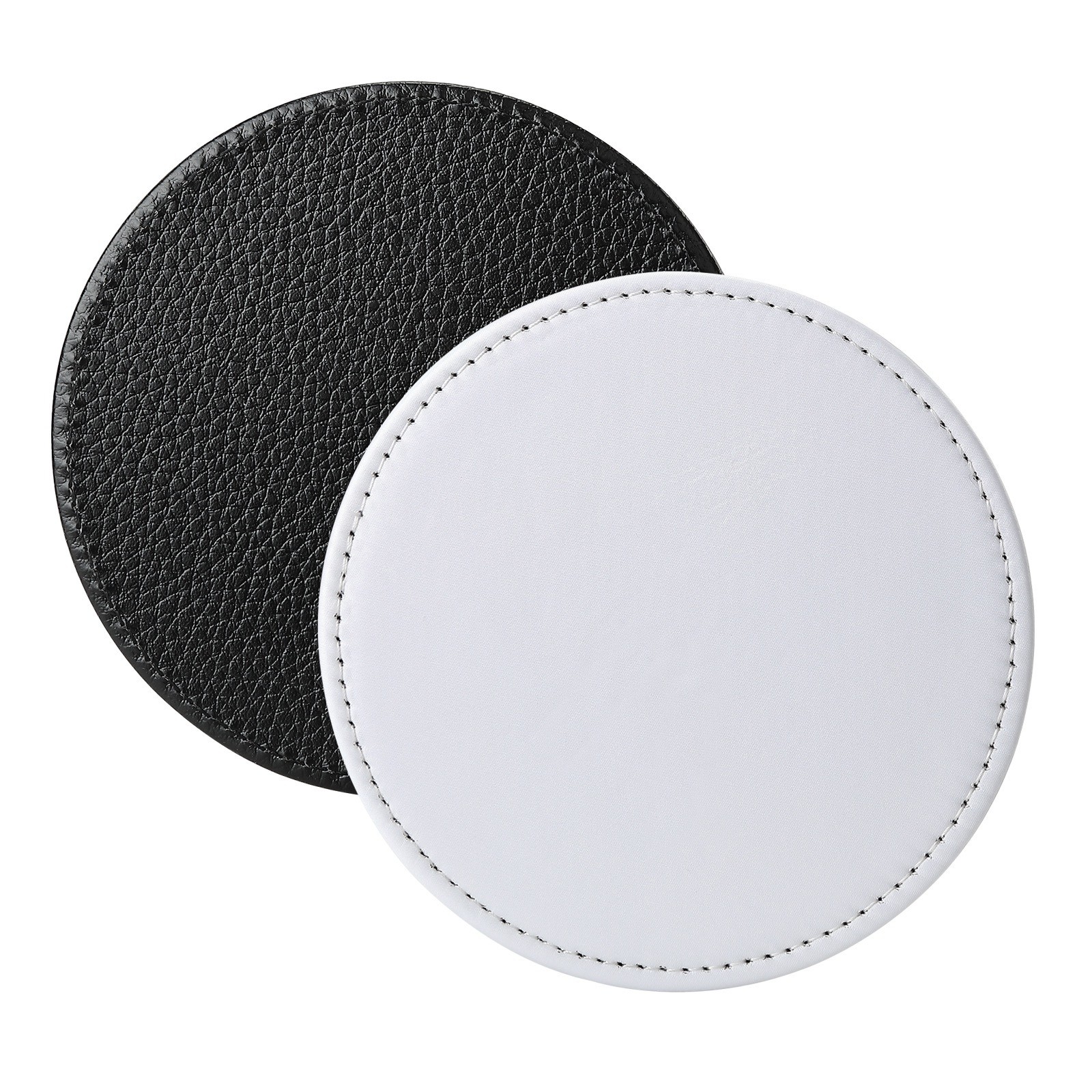 Printable Sublimation Blank Leather Coaster For Sublimation Heat Transfer Printing
