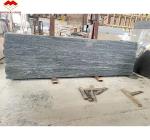 Villa Stone Polished Galaxy Green Granite Slabs for Interior and Exterior