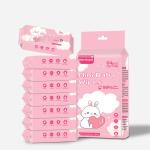 68pcs 14*15cm Baby Wet Wipes Fragrance Free Alcohol Free Wet Wipes 99% Water