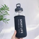 20oz Glass Beverage Bottles Bulk High Borosilicate Glass Water Bottle With