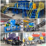 Car Hub Aluminium Shredder Waste Aluminum Shredder Machine Customized
