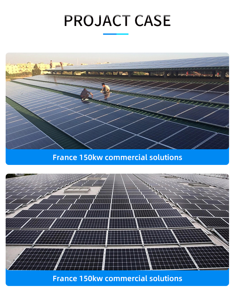 40KW 50KW On Grid Solar System With Monocrystalline Silicon Panel