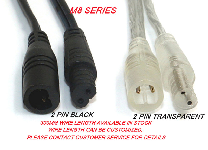 2Pin 8Pin waterproof wire connectors For Outdoor Lighting Equipment
