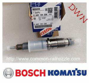 China 0445120236 BOSCH Diesel Common Rail Injector Assy For KOMATSU QSB6 SAA6D107E-1B wholesale