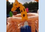 Safety Noah's Ark Paradise Inflatable Combo Bounce House For Kids
