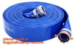 Customized inch 3/4"-16" discharge water pvc layflat hose tubing pipe flexible