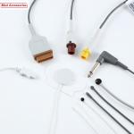 Adult Gray Skin Surface medical Temperature Probe Portable For Patient Monitor