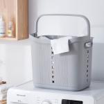 Magnetic PP PE Tall Plastic Laundry Hamper Space Saving Washing Basket