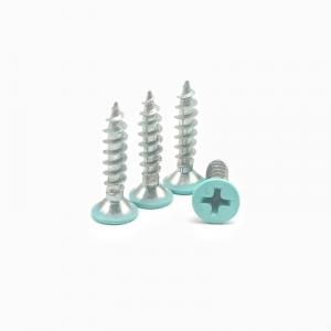 China Processing baking paint white stainless steel screw decoration wood screw color baking paint Self-tapping screw wholesale